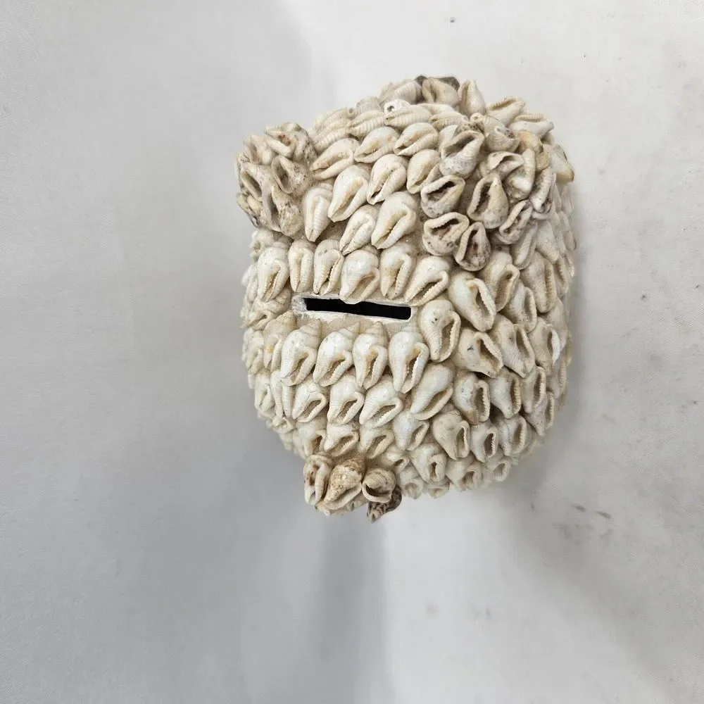 Vintage Sea Shell Pig Piggy Bank Coin‎ Bank